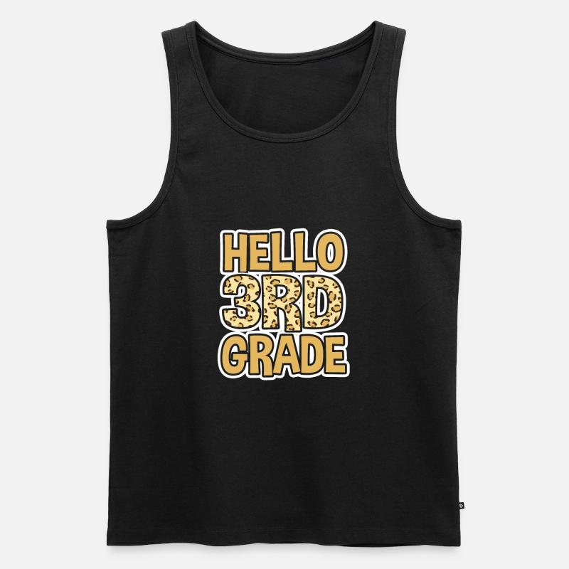 3. Klasse - Männer Premium Bio Tank Top - Schwarz