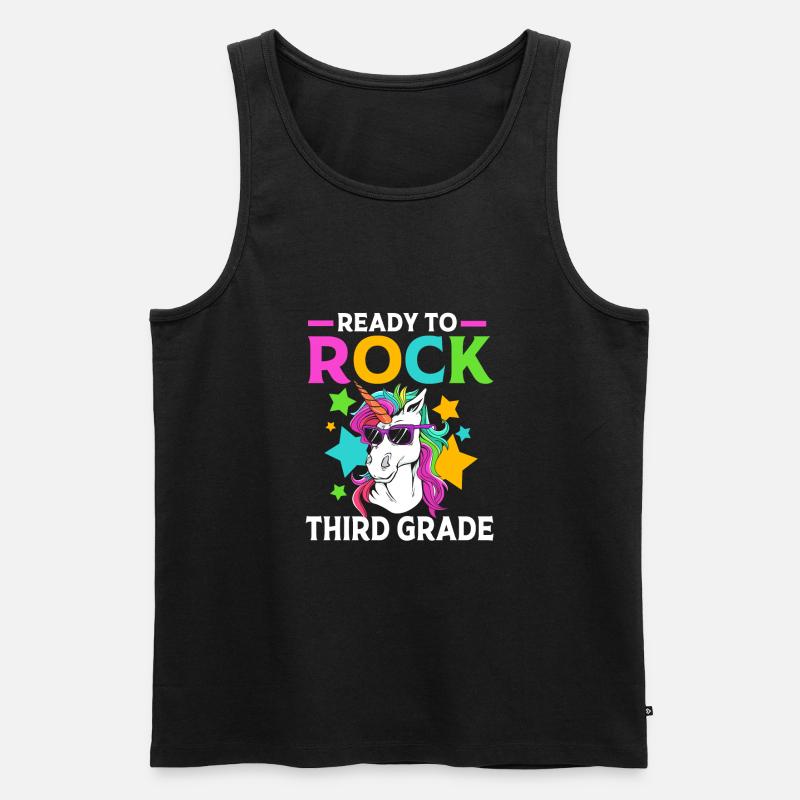 3. Klasse - Männer Premium Bio Tank Top - Schwarz