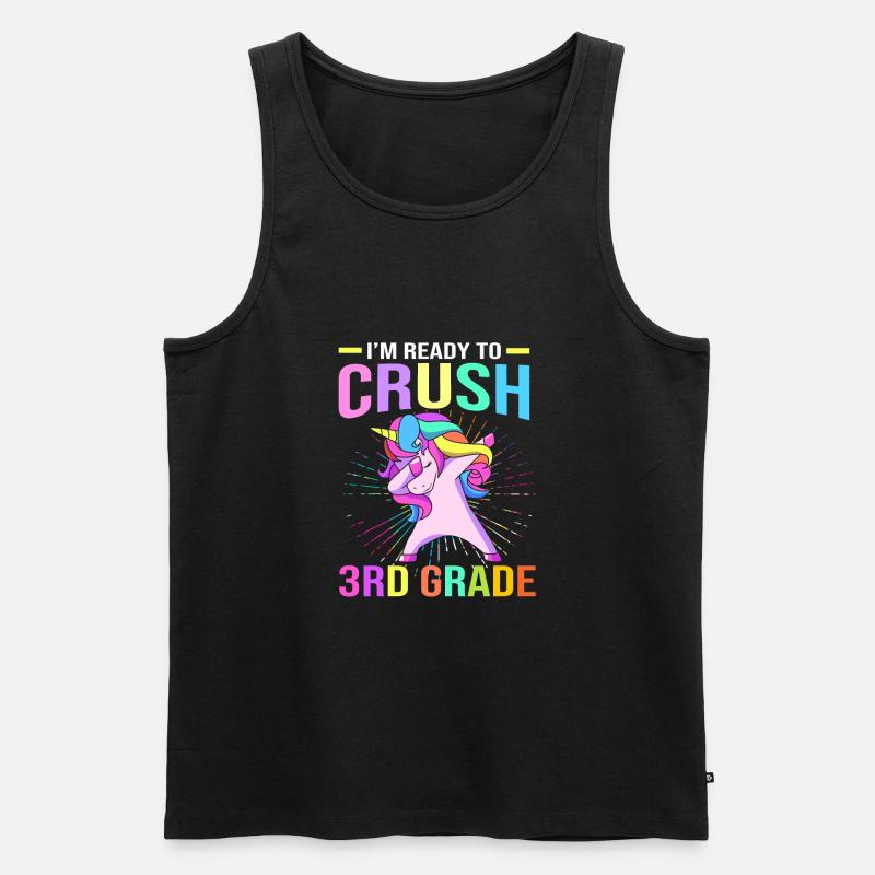 3. Klasse - Männer Premium Bio Tank Top - Schwarz