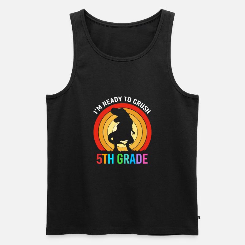 5. Klasse - Männer Premium Bio Tank Top - Schwarz