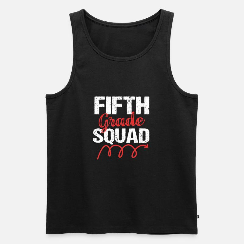 5. Klasse - Männer Premium Bio Tank Top - Schwarz