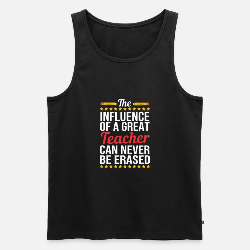 Lehrer der Mittelstufe - Männer Premium Bio Tank Top - Schwarz