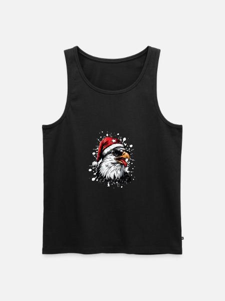 Eagle Christmas Funny - Men's Premium Organic Tank Top - 
