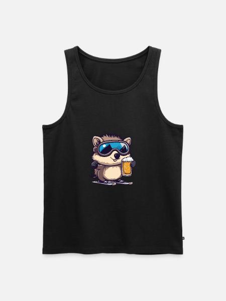 Igel Apres Ski Bier - Männer Premium Bio Tank Top - 