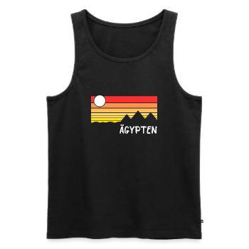 Ägypten Urlaub Reise Egypt - Männer Premium Bio Tank Top - Schwarz - Vorne - Michal (187cm)