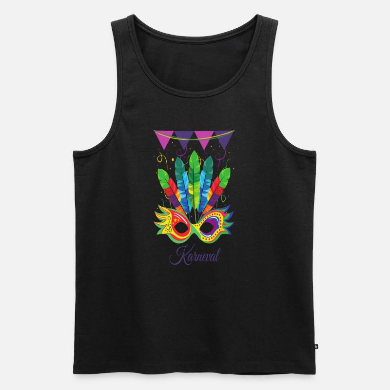 Karneval Fasching Karneval Kostüm - Männer Premium Bio Tank Top - Schwarz