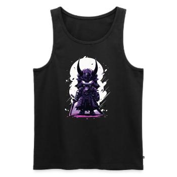 Epic Samurai - Japanese Warrior T-Shirt - Men's Premium Organic Tank Top - black - Front - AI Model Male 178 light (178cm)
