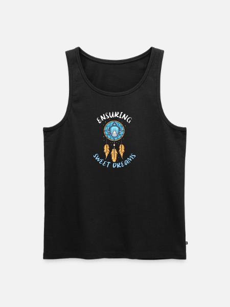 Anesthesia Nurse Ensuring Sweet Dreams - Men's Premium Organic Tank Top - black