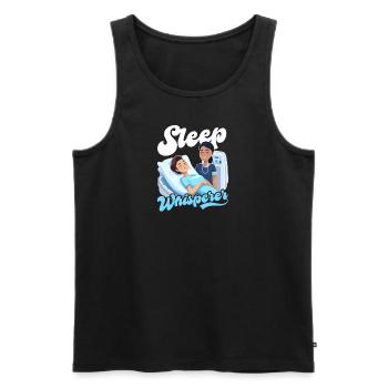 Anesthesia Nurse Sleep Whisperer - Men's Premium Organic Tank Top - black - Front - Michal (187cm)