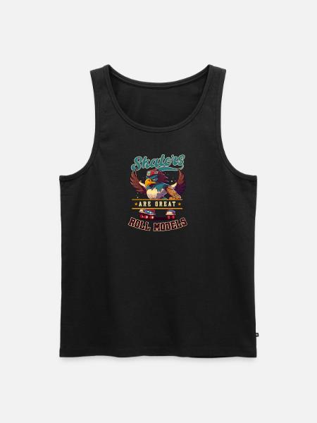 Roller Derby Skaters Great Roll Model Eagle - Men's Premium Organic Tank Top - black