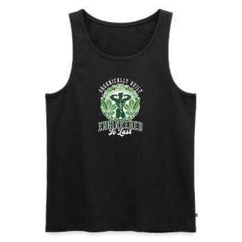 Natty Bodybuilder Entwickelt für die Ewigkeit - Männer Premium Bio Tank Top - Schwarz - Vorne - Michal (187cm)