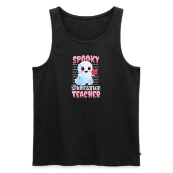 Enseignant de maternelle Enseignant de maternelle effrayant - Débardeur bio Premium Homme - noir - Devant - Michal (187cm)