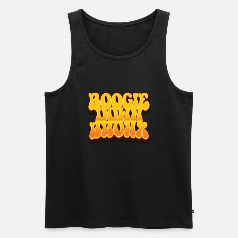 Boogie Down Bronx - Männer Premium Bio Tank Top - Schwarz