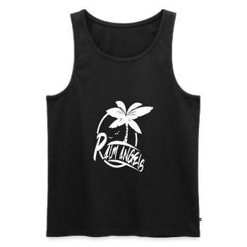 Palm Angeles Pulle, palm spring, palm beach - Männer Premium Bio Tank Top - Schwarz - Vorne - AI Model Male 178 light (178cm)