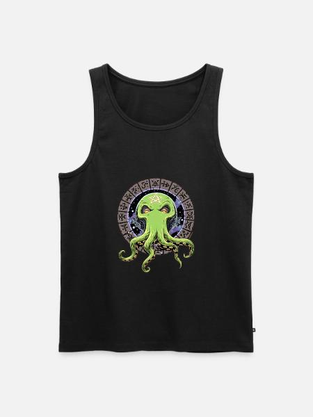 Cthulhu Dreaming - Yobeeno.com - Men's Premium Organic Tank Top - black