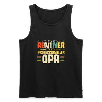 Lustiges Opa Geschenk - Männer Premium Bio Tank Top - Schwarz - Vorne - Michal (187cm)