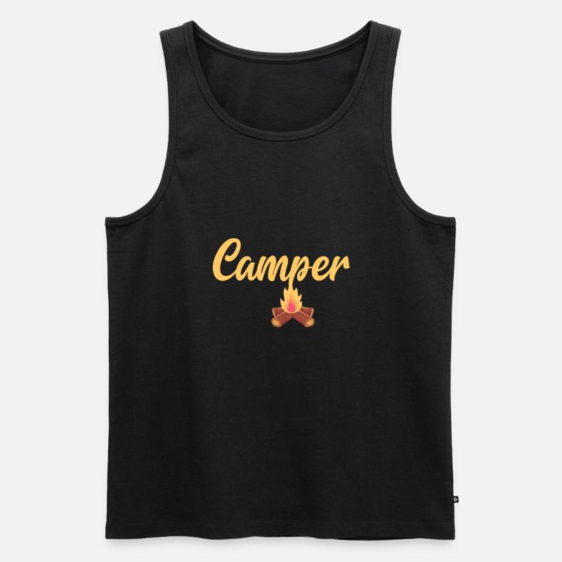 Camper - Männer Premium Bio Tank Top - Schwarz