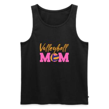 Volleyball Volleyballspieler Vintage Volleyball - Männer Premium Bio Tank Top - Schwarz - Vorne - Michal (187cm)