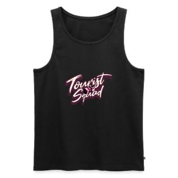 Tourist Squad Picture Photographer Vacation - Männer Premium Bio Tank Top - Schwarz - Vorne - AI Model Male 178 light (178cm)