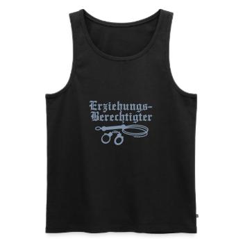 maître nageur - Débardeur bio Premium Homme - noir - Devant - Michal (187cm)