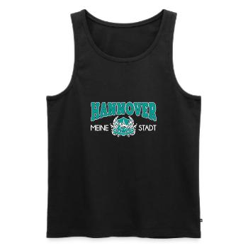 Hannover - Meine Stadt Niedersachsen Ernst August - Männer Premium Bio Tank Top - Schwarz - Vorne - Michal (187cm)