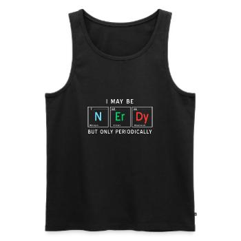 Wissenschaft Vintage Astronomie Sprüche - Männer Premium Bio Tank Top - Schwarz - Vorne - AI Model Male 178 light (178cm)