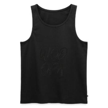 Wöd Opa Österreich Oma tolle Oma beste Oma - Männer Premium Bio Tank Top - Schwarz - Vorne - Michal (187cm)