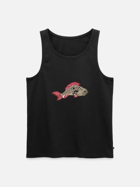 Koi carp,koi, carp, fish - Men's Premium Organic Tank Top - black