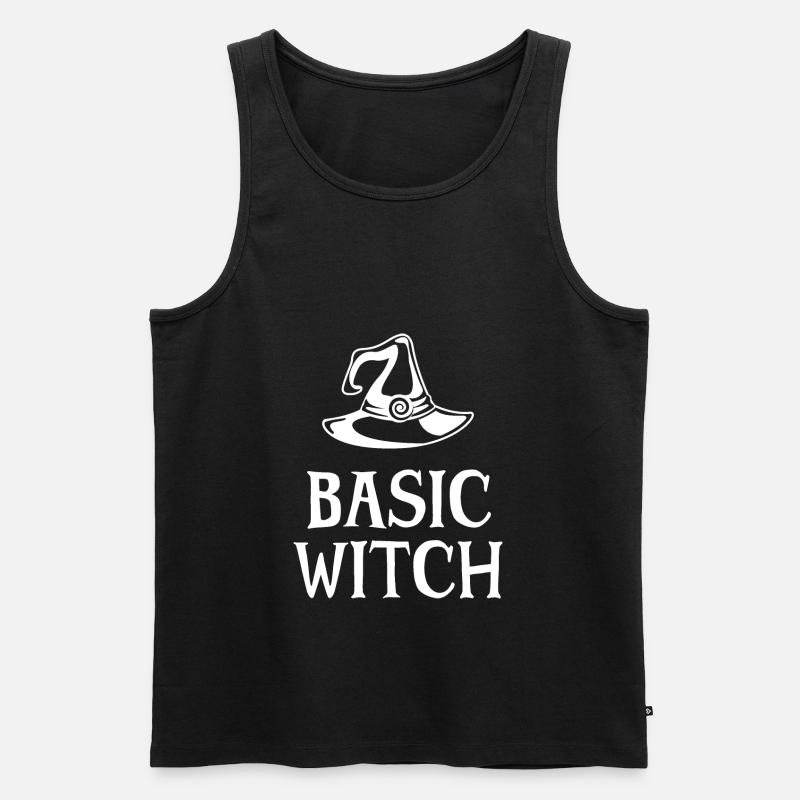 Basic Witch - Men's Premium Organic Tank Top - black