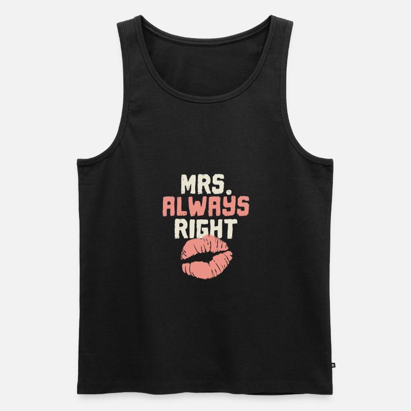 Partner - Männer Premium Bio Tank Top - Schwarz