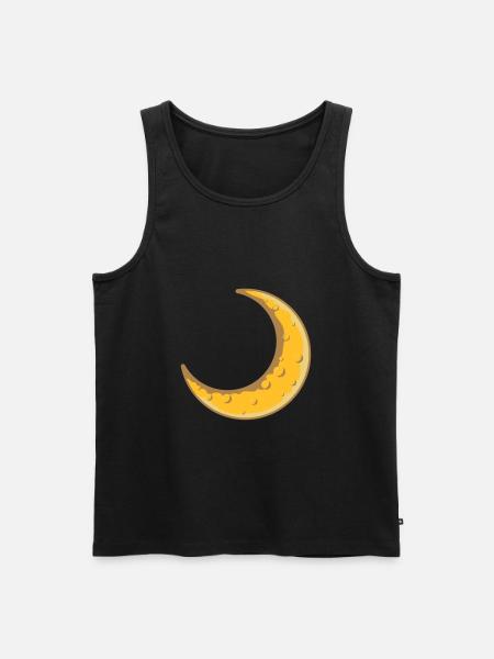 Moon Design Sickle Moon - Men's Premium Organic Tank Top - black