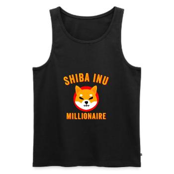 Shiba Inu Token - Shiba Inu Münze, Shib Münze, Shib - Männer Premium Bio Tank Top - Schwarz - Vorne - AI Model Male 178 light (178cm)