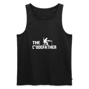 Programmierer Softwareentwickler Coder Sprüche - Männer Premium Bio Tank Top - Schwarz - Vorne - Michal (187cm)