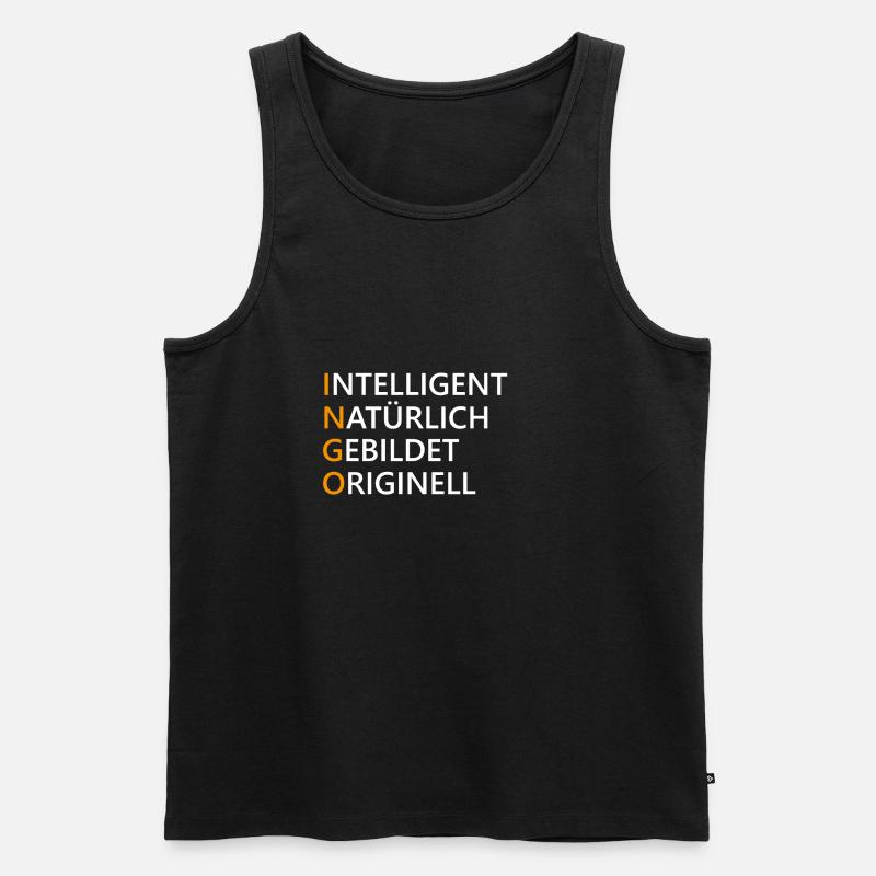 Ingo Name Geschenk - Männer Premium Bio Tank Top - Schwarz