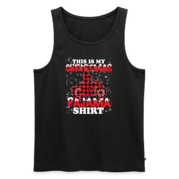 Biker Funny Motorcyclist Gifts - Männer Premium Bio Tank Top - Schwarz - Vorne - Michal (187cm)
