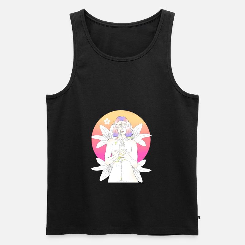 Censolys - Männer Premium Bio Tank Top - Schwarz