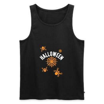 Halloween - Men's Premium Organic Tank Top - black - Front - Michal (187cm)