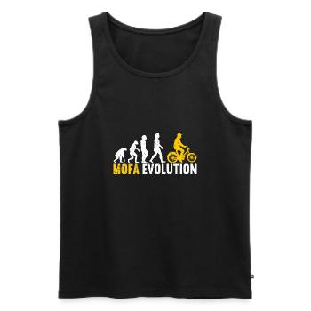 Moped Moped Moped Two-wheeler Moped Scooter Rider - Men's Premium Organic Tank Top - black - Front - Michal (187cm)