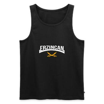 Erzincan alevi - Men's Premium Organic Tank Top - black - Front - Michal (187cm)