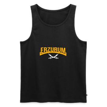 Erzurum gold alevi - Men's Premium Organic Tank Top - black - Front - AI Model Male 178 light (178cm)