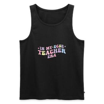 Gifted Special Education Sped Ecse Teacher - Men's Premium Organic Tank Top - black - Front - AI Model Male 178 light (178cm)