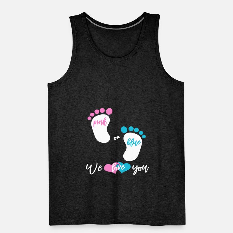 Babyparty Mädchen oder Junge Männer Premium Bio Tank Top