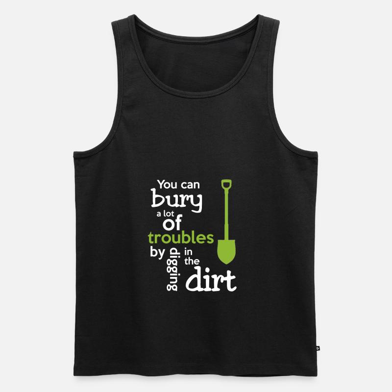 Gärtner Garten - Männer Premium Bio Tank Top - Schwarz