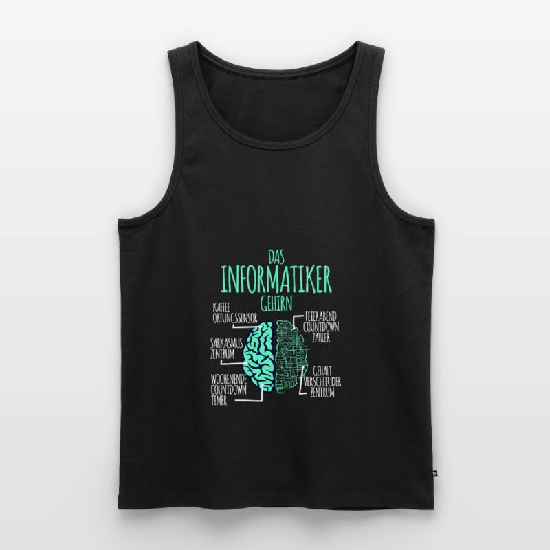 Informatiker Informatik Programmierer Nerd Geek Männer Premium Bio Tank Top