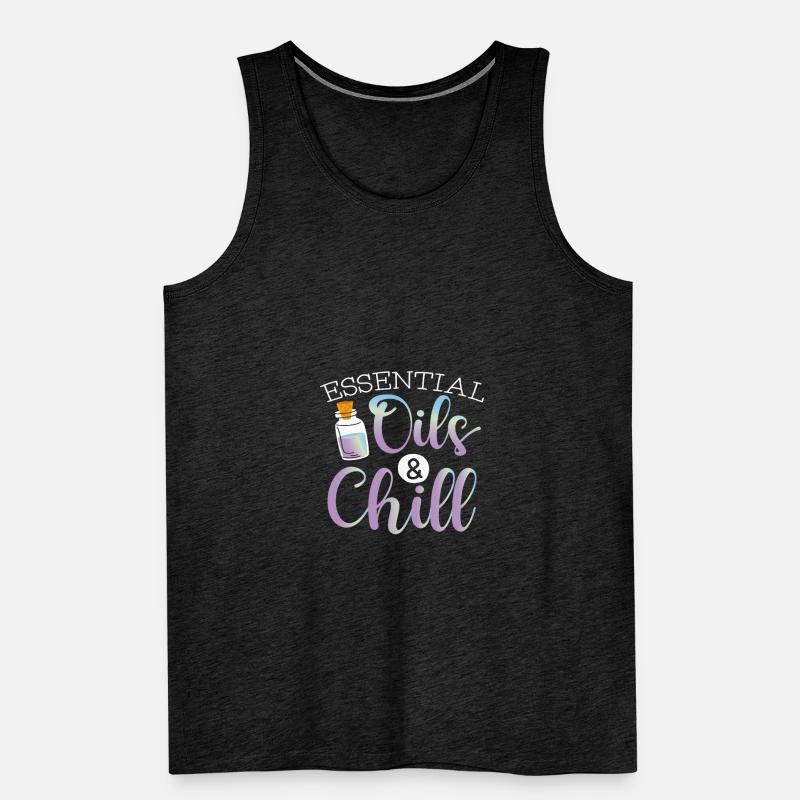 EP Practitioner Geschenk ätherische Öle und Chill Männer Premium Bio Tank Top