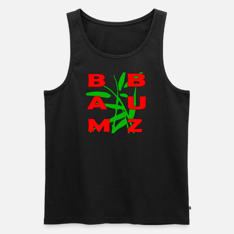 Bambuz merch - Männer Premium Bio Tank Top - Schwarz