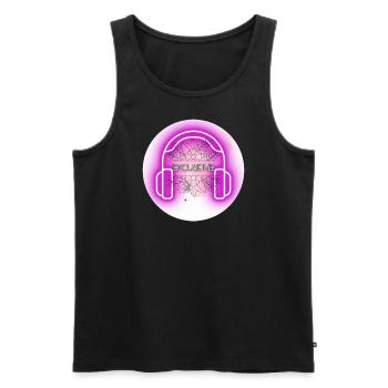 Excuse me - Männer Premium Bio Tank Top - Schwarz - Vorne - AI Model Male 178 light (178cm)