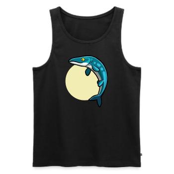 Tylosaurus mignon, Dino, Dinosaure - Débardeur bio Premium Homme - noir - Devant - Michal (187cm)