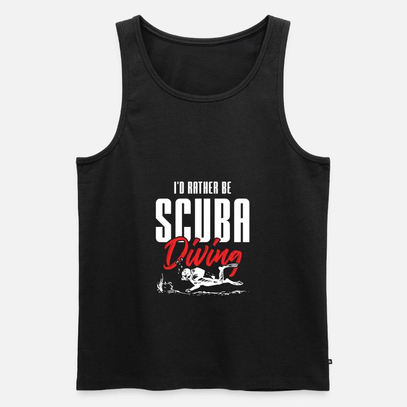 scuba tauchen - Männer Premium Bio Tank Top - Schwarz