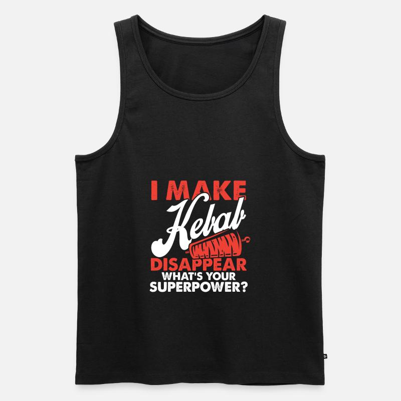 döner kebab - Männer Premium Bio Tank Top - Schwarz